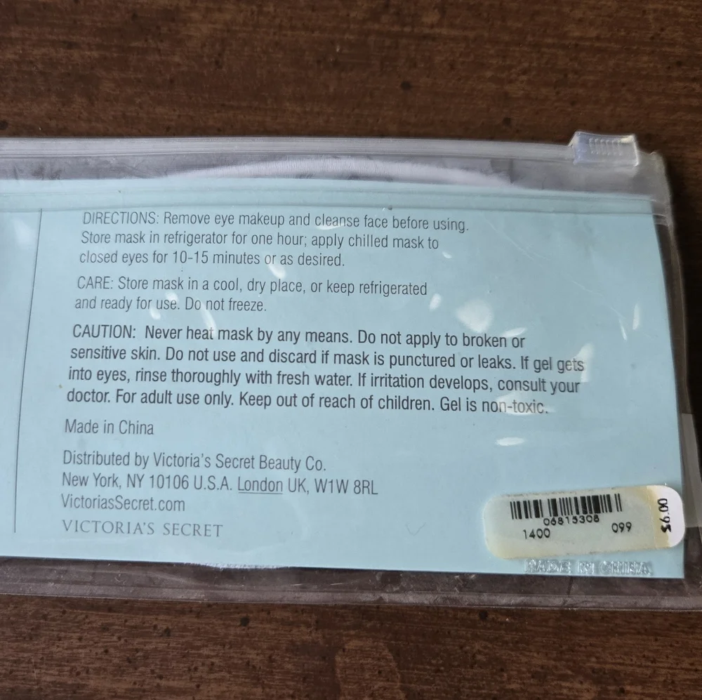 Vintage Victoria’s Secret Spa Soothing Eye Mask